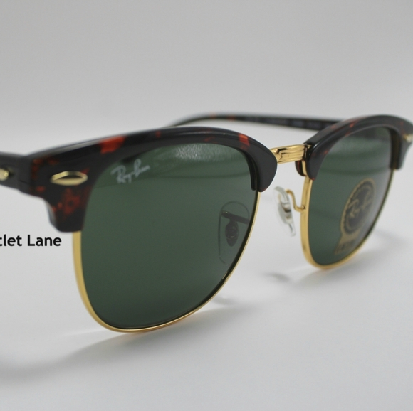 Model Display RayBan Clubmaster Green G15 RB3016 Tortoise - Picture 4 of 16